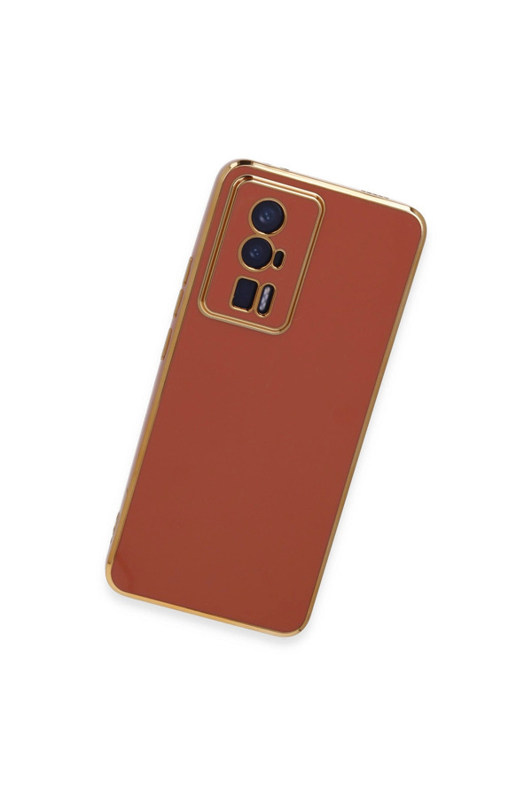 Evimdeyokyok Xiaomi Poco F5 Pro Kılıf Volet Silikon - Kırmızı
