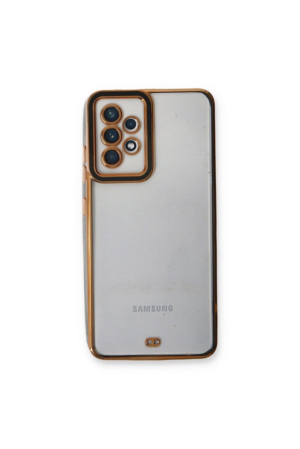 Evimdeyokyok Samsung Galaxy A33 5G Kılıf Liva Lens Silikon - Siyah