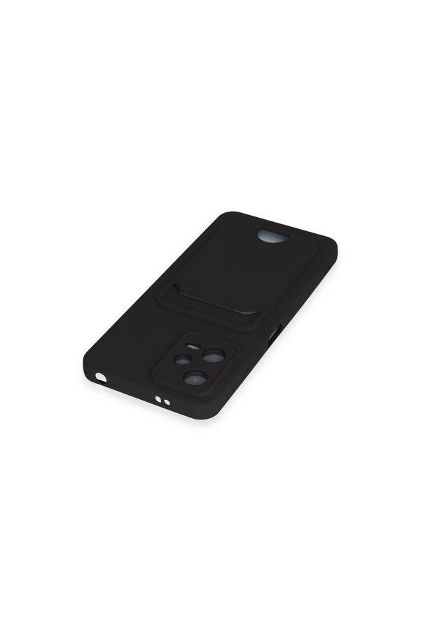 Evimdeyokyok Xiaomi Poco X5 5G Kılıf Kelvin Kartvizitli Silikon - Siyah