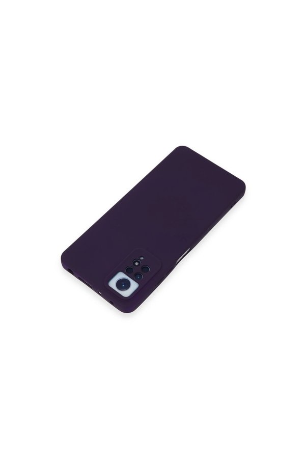 Evimdeyokyok Xiaomi Redmi Note 12 Pro 4G Kılıf Nano İçi Kadife Silikon - Mor