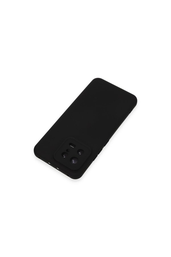 Evimdeyokyok Xiaomi Mi 13 Kılıf Nano İçi Kadife Silikon - Siyah