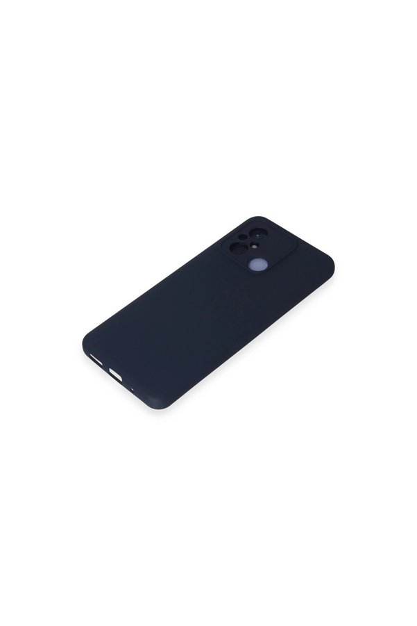 Evimdeyokyok Xiaomi Redmi 12C Kılıf Nano İçi Kadife Silikon - Lacivert