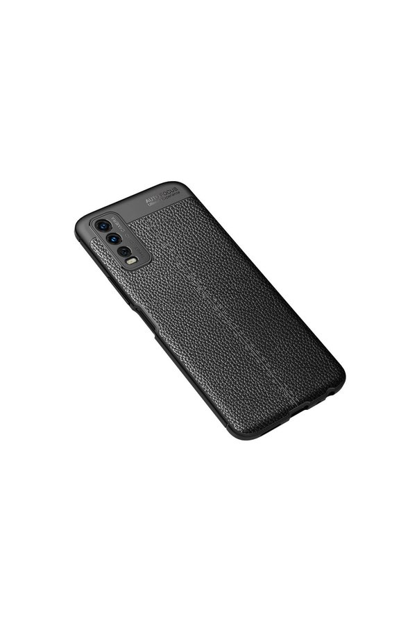 Evimdeyokyok Vivo Y11S Kılıf Auto Focus Kapak - Siyah