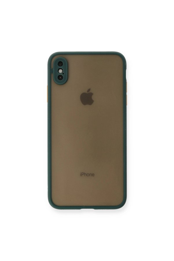 Evimdeyokyok Apple İphone Xs Max Kılıf Montreal Silikon Kapak - Yeşil