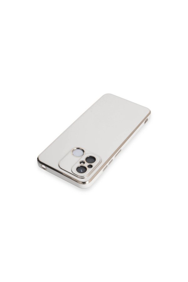 Evimdeyokyok Xiaomi Redmi 12C Kılıf Volet Silikon - Beyaz