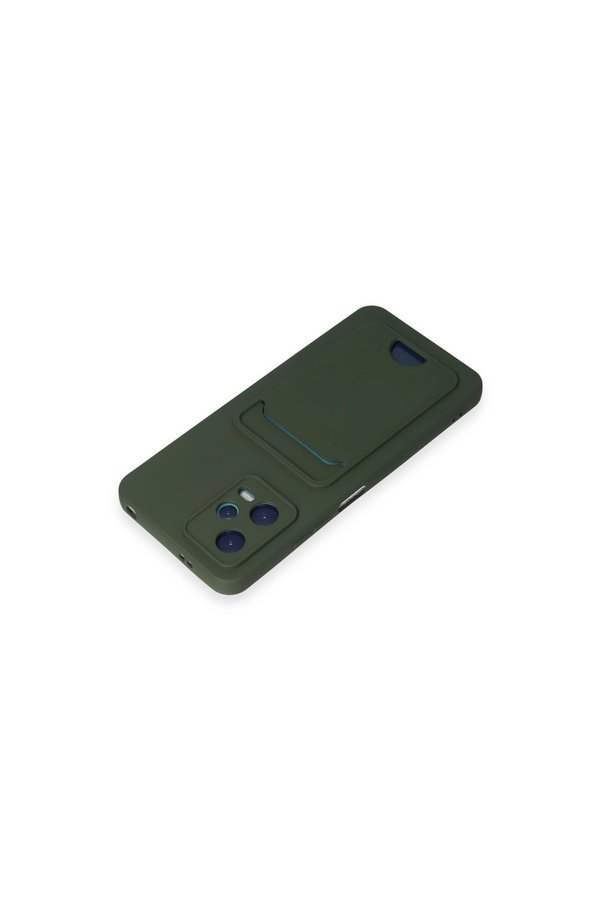 Evimdeyokyok Xiaomi Poco X5 5G Kılıf Kelvin Kartvizitli Silikon - Koyu Yeşil