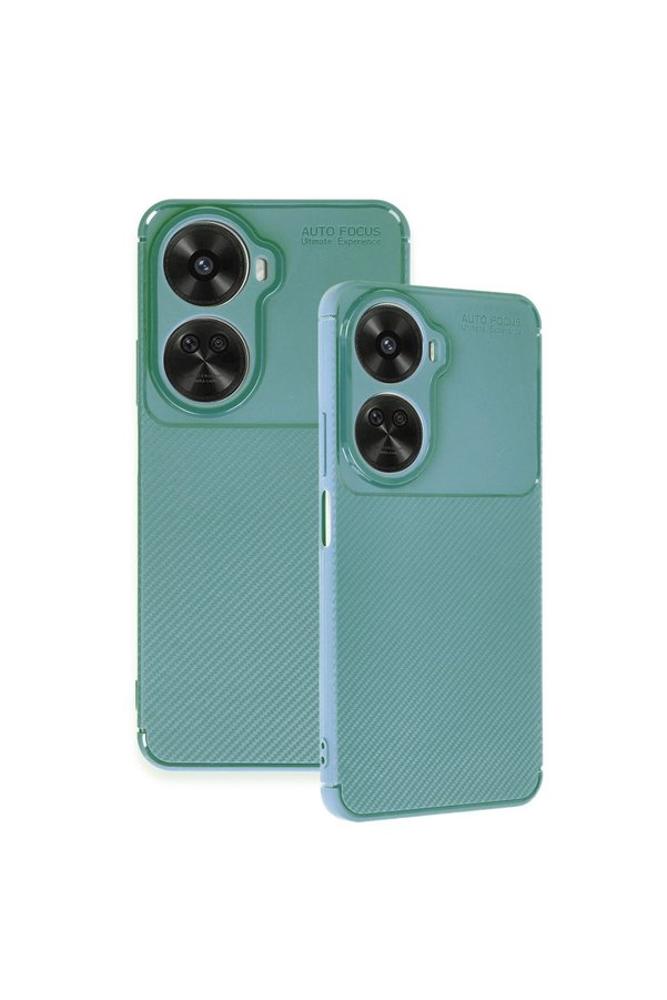 Evimdeyokyok Huawei Nova 12 Se Kılıf Auto Focus Karbon Kapak - Koyu Yeşil