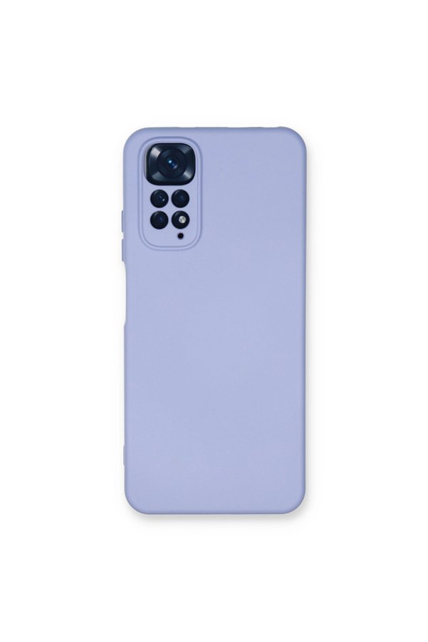 Evimdeyokyok Xiaomi Redmi Note 11 Kılıf Nano İçi Kadife Silikon - Lila