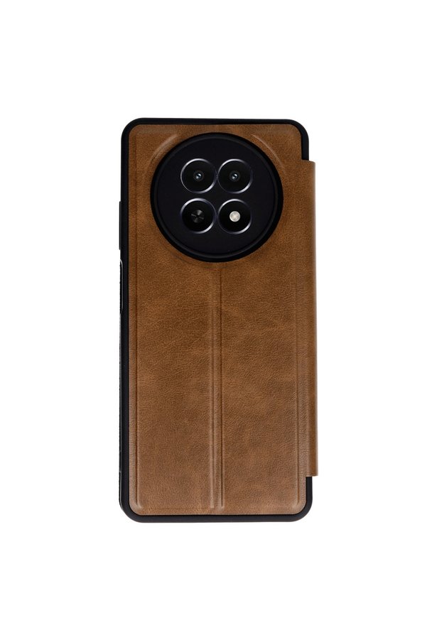 Evimdeyokyok Realme 12 5G Kılıf Flip Cover - Taba