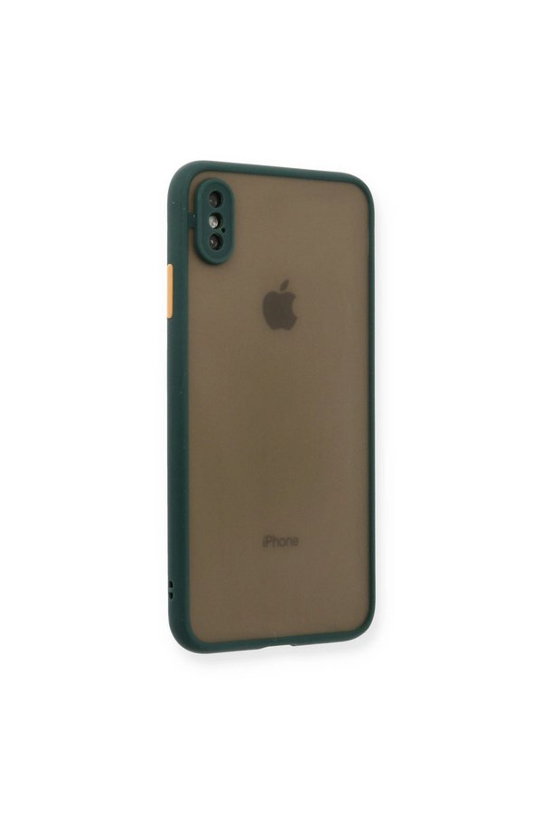 Evimdeyokyok Apple İphone Xs Max Kılıf Montreal Silikon Kapak - Yeşil