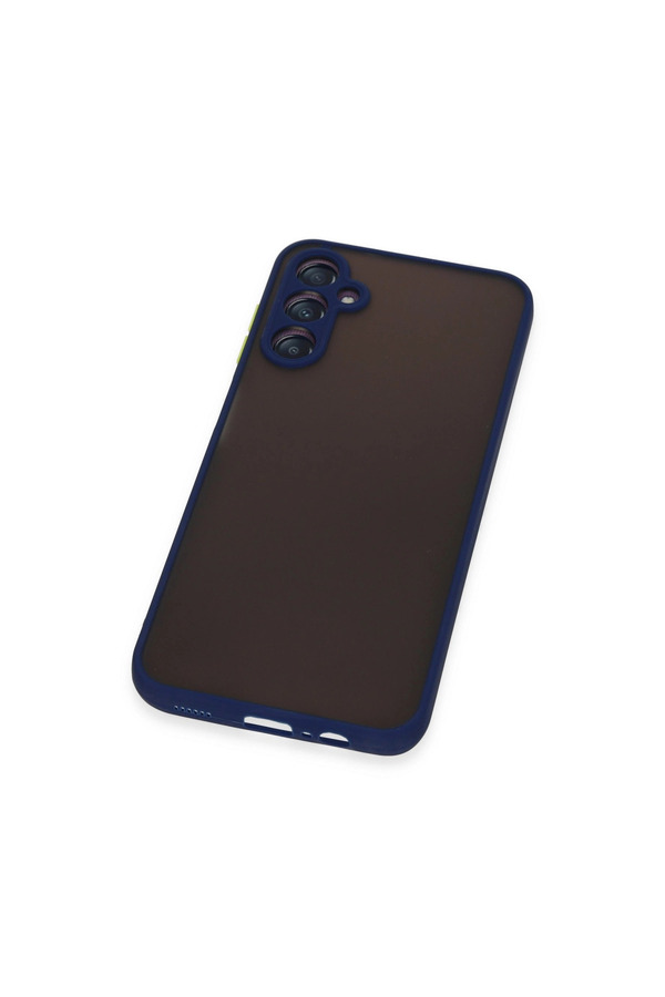Evimdeyokyok Samsung Galaxy A14 4G Kılıf Montreal Silikon Kapak - Lacivert