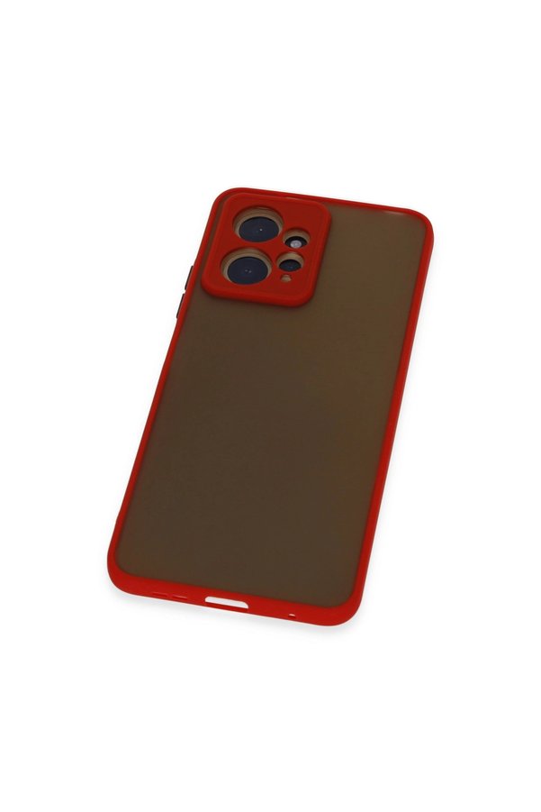 Evimdeyokyok Xiaomi Redmi Note 12 4G Kılıf Montreal Silikon Kapak - Kırmızı