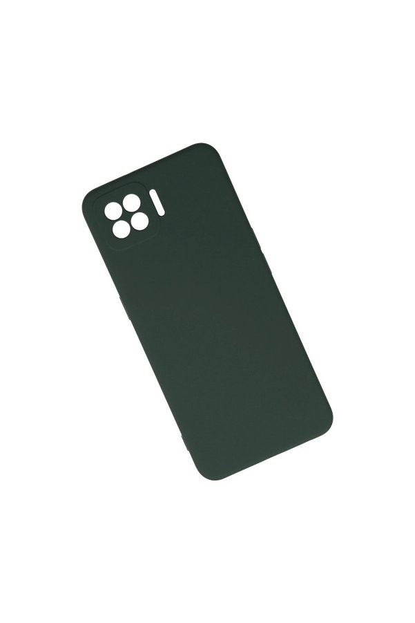 Evimdeyokyok Oppo A73 Kılıf Nano İçi Kadife Silikon - Koyu Yeşil