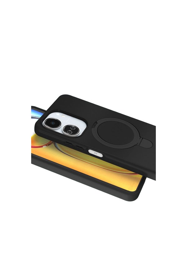 Evi̇mdeyokyok Xi̇aomi̇ Redmi̇ 13C Regal Magsafe Standlı Kapak - Si̇yah