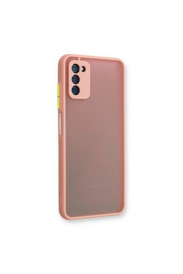 Evimdeyokyok Samsung Galaxy A03S Kılıf Montreal Silikon Kapak - Pembe