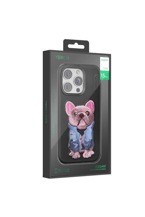 Evi̇mdeyokyok Venco Apple İphone 16 Pro Max Cute Desenli̇ Kapak - Laci̇vert