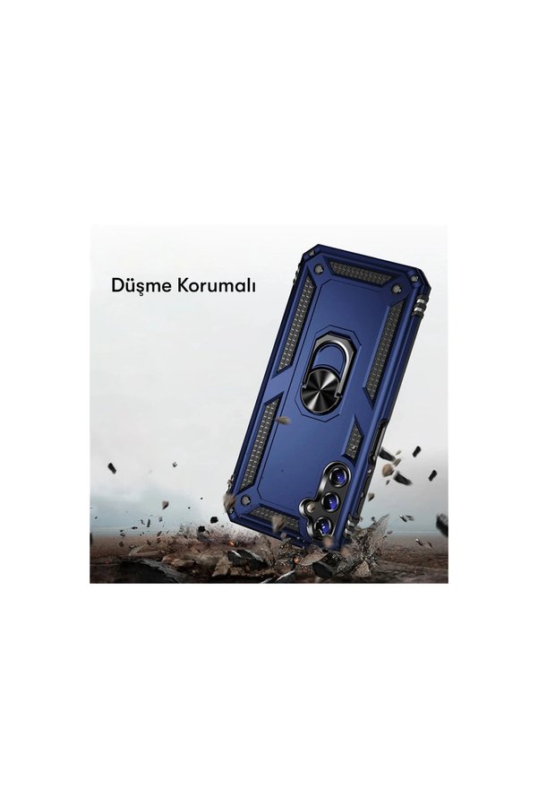 Evi̇mdeyokyok Samsung Galaxy A04S Kılıf Sofya Yüzüklü Si̇li̇kon Kapak - Yeşi̇l