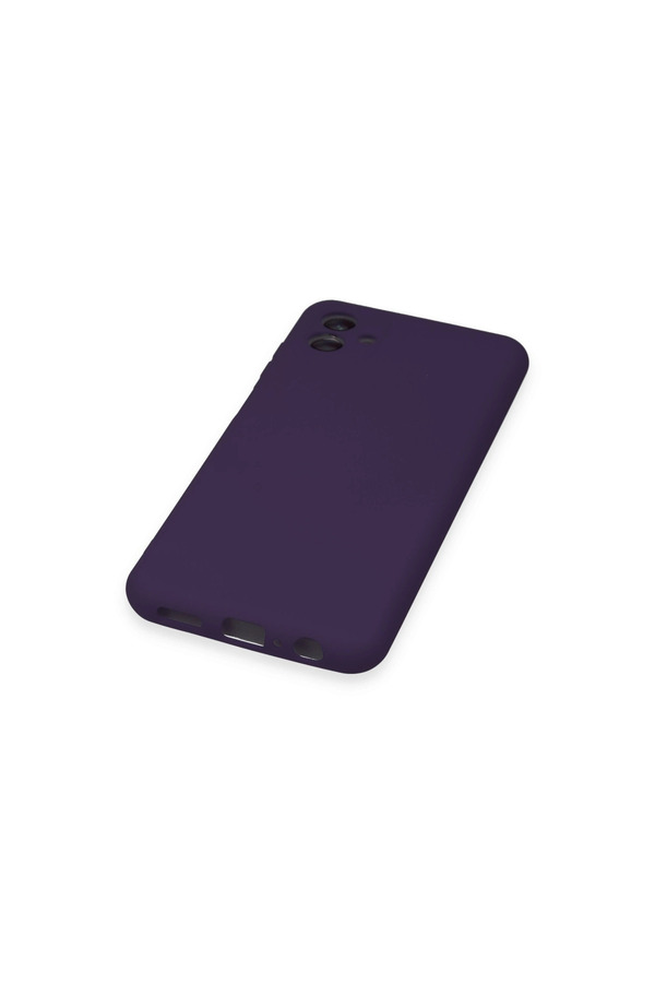 Evi̇mdeyokyok Samsung Galaxy A04 Kılıf Nano İçi̇ Kadi̇fe Si̇li̇kon - Mor