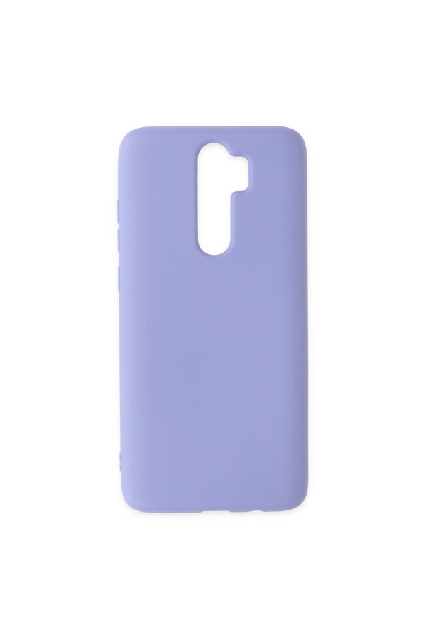 Evimdeyokyok Xiaomi Redmi Note 8 Pro Kılıf Nano İçi Kadife Silikon - Lila