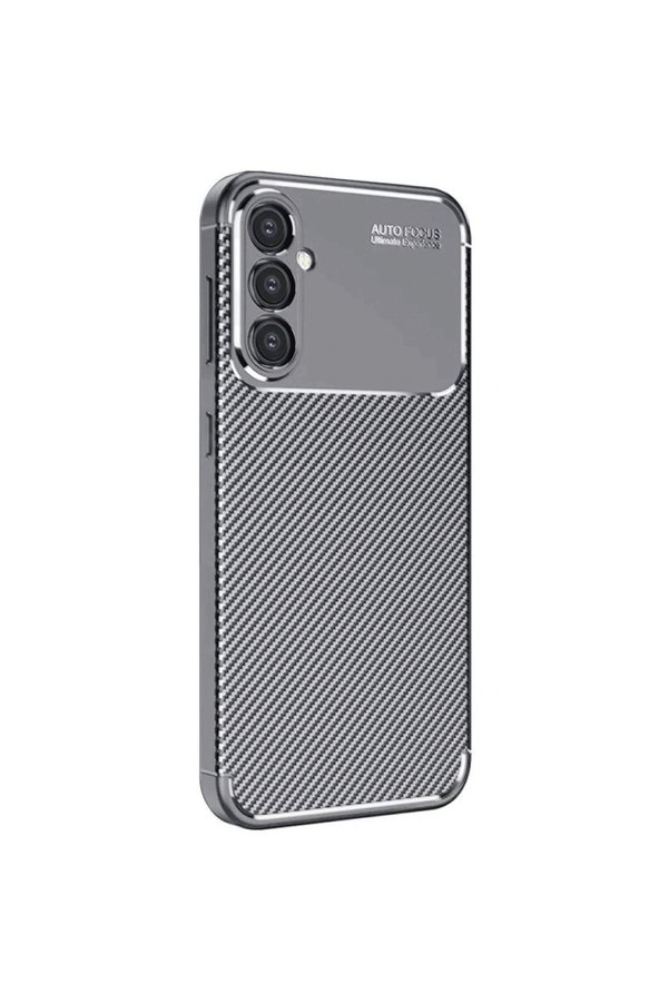 Evimdeyokyok Samsung Galaxy A16 5G Kılıf Auto Focus Karbon Kapak - Gri
