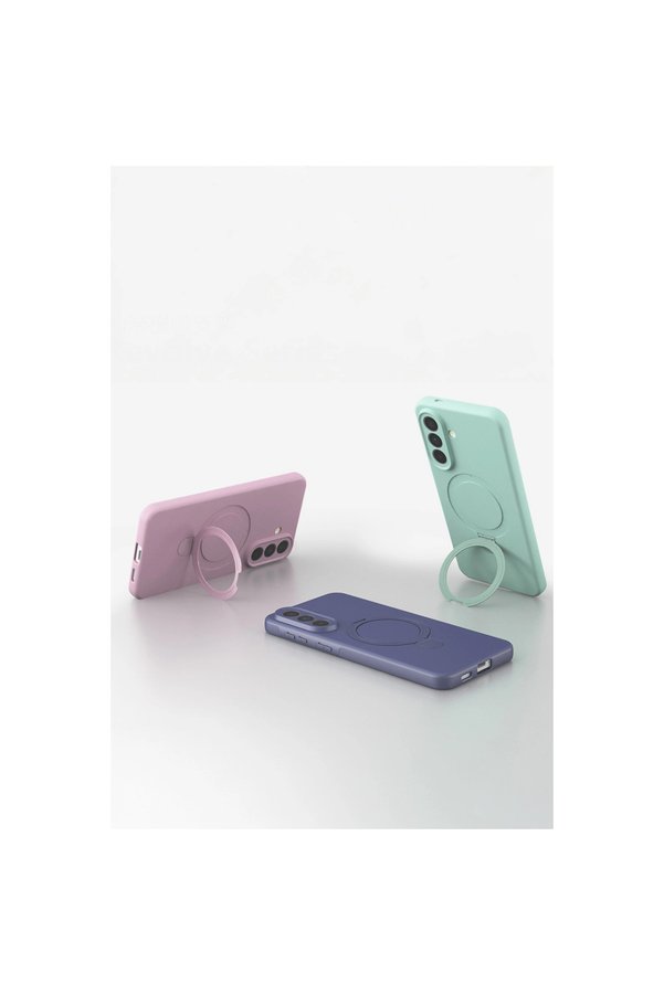 Evi̇mdeyokyok Samsung Galaxy A57 5G Regal Magsafe Standlı Kapak - Çöl Ti̇tanyum
