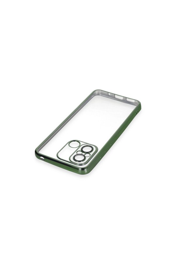 Evimdeyokyok Xiaomi Redmi 12C Kılıf Razer Lensli Silikon - Yeşil