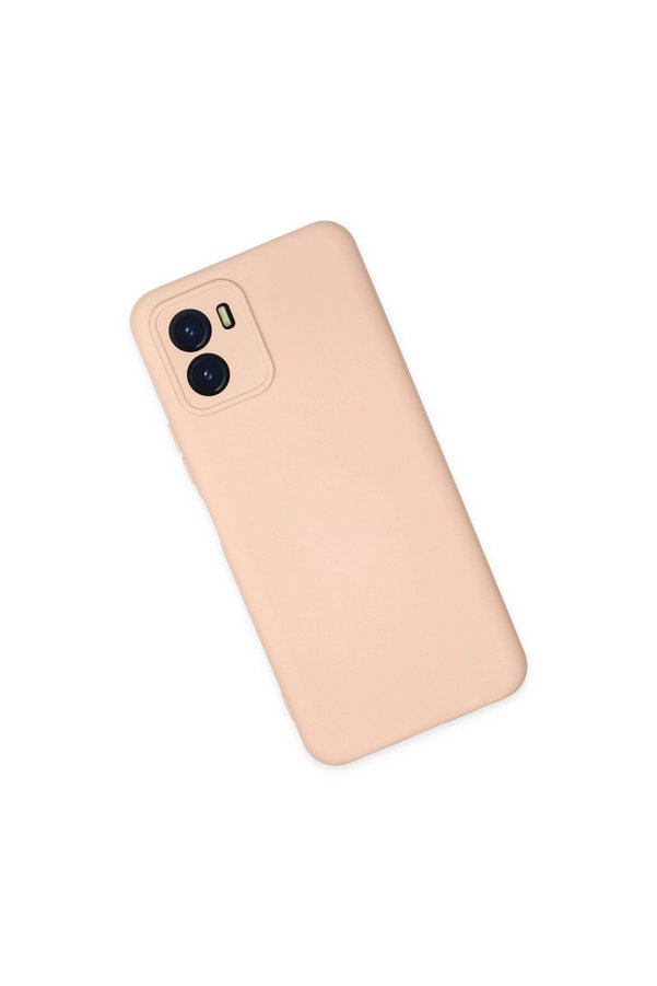 Evimdeyokyok Vivo Y15S Kılıf Nano İçi Kadife Silikon - Pudra