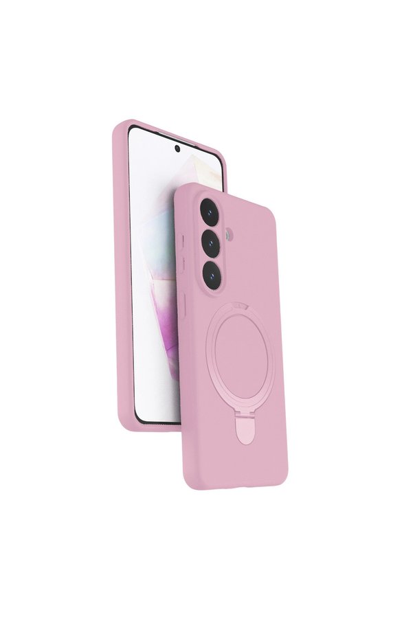 Evi̇mdeyokyok Samsung Galaxy S26 Regal Magsafe Standlı Kapak - Açık Pembe