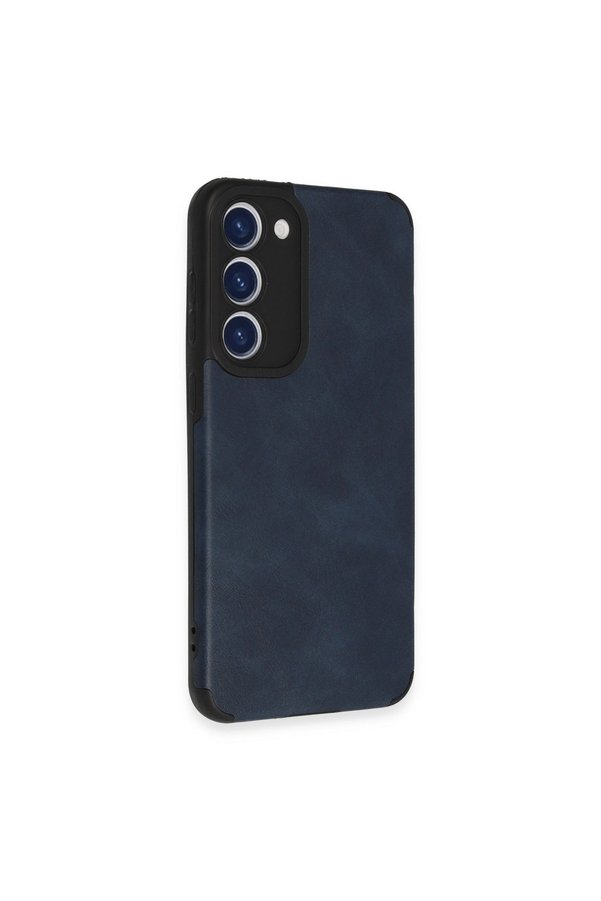 Evimdeyokyok Samsung Galaxy S23 Plus Kılıf Loop Deri Silikon - Lacivert
