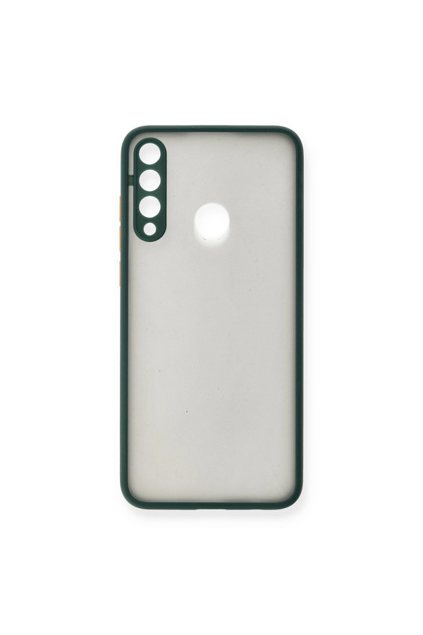 Evimdeyokyok Huawei Y6P Kılıf Montreal Silikon Kapak - Yeşil