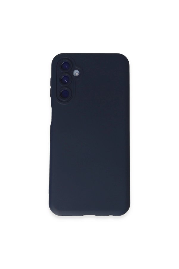 Evimdeyokyok Samsung Galaxy M34 5G Kılıf Nano İçi Kadife Silikon - Lacivert