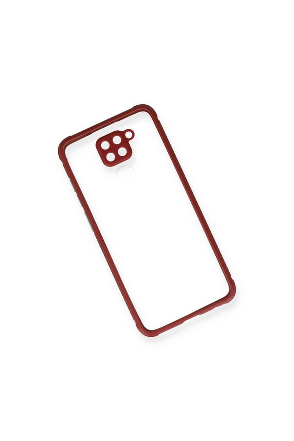 Evimdeyokyok Xiaomi Redmi Note 9 Kılıf Miami Şeffaf Silikon - Fuşya