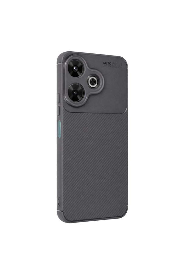 Evimdeyokyok Xiaomi Redmi 13 4G Kılıf Auto Focus Karbon Kapak - Gri