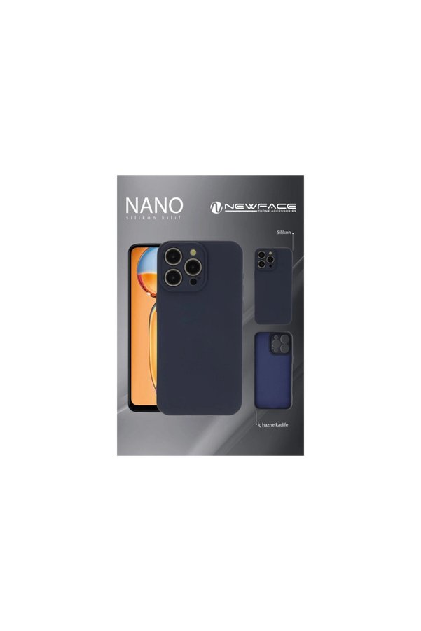 Evimdeyokyok Apple İphone 16 Pro Max Kılıf Nano İçi Kadife Silikon - Mavi