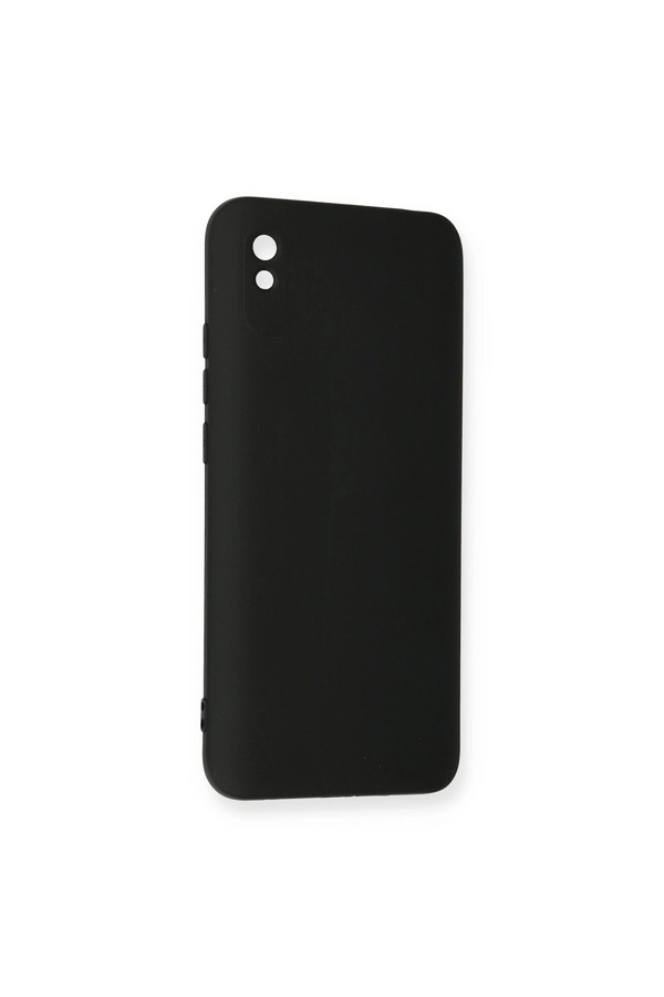 Evimdeyokyok Xiaomi Redmi 9A Kılıf Nano İçi Kadife Silikon - Siyah