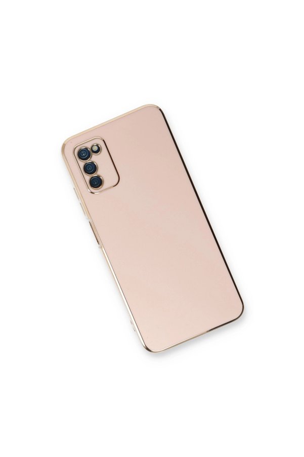 Evimdeyokyok Samsung Galaxy A03S Kılıf Volet Silikon - Pembe