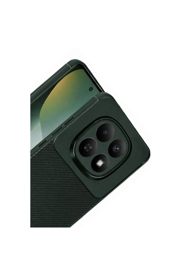 Evimdeyokyok Xiaomi Redmi Note 15 Pro 5G Auto Focus Karbon Kapak - Koyu Yeşil