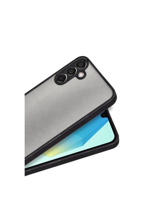Evimdeyokyok Samsung Galaxy A16 5G Kılıf Montreal Silikon Kapak - Siyah