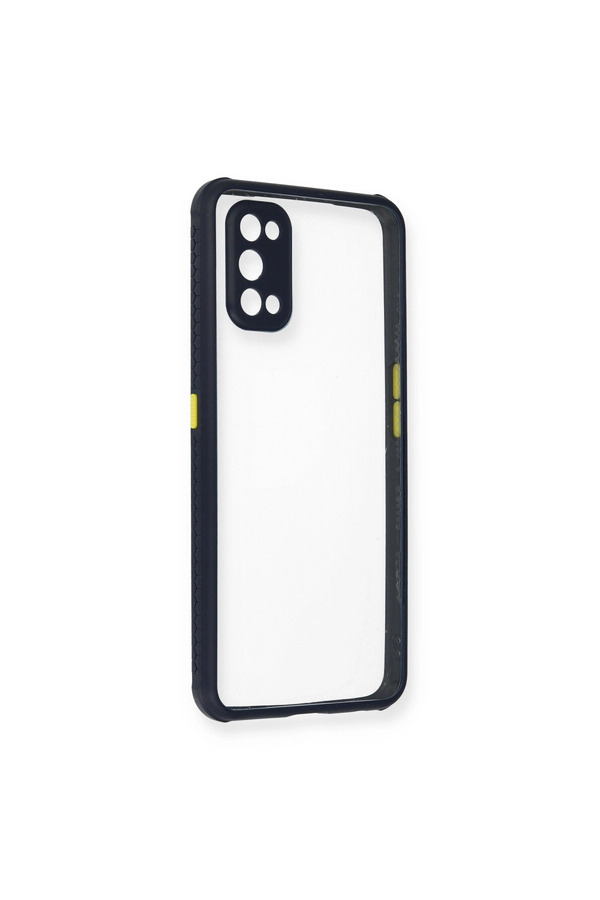 Evimdeyokyok Realme 7 Pro Kılıf Miami Şeffaf Silikon - Lacivert