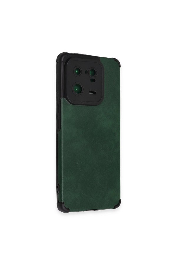 Evimdeyokyok Xiaomi Mi 13 Pro Kılıf Loop Deri Silikon - Yeşil