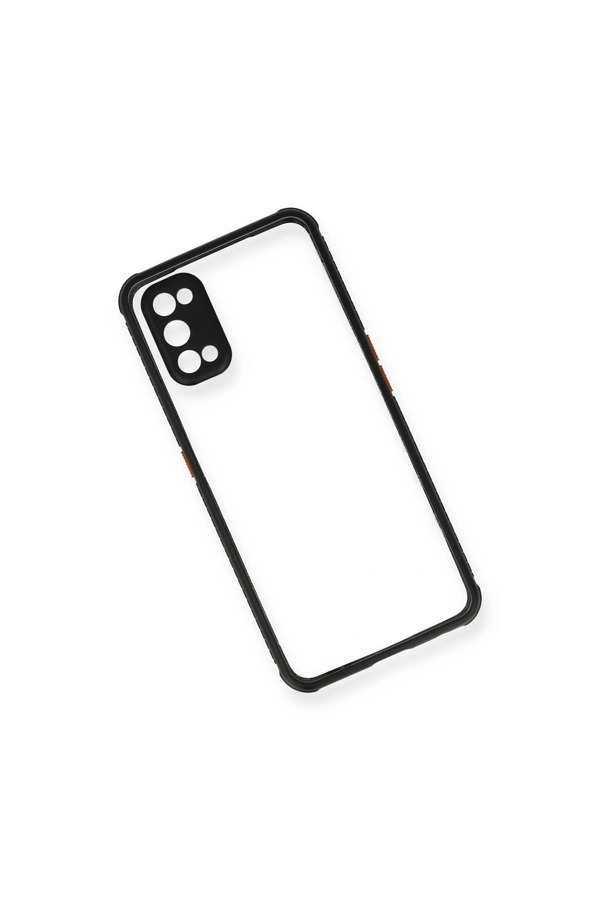 Evimdeyokyok Realme 7 Pro Kılıf Miami Şeffaf Silikon - Siyah