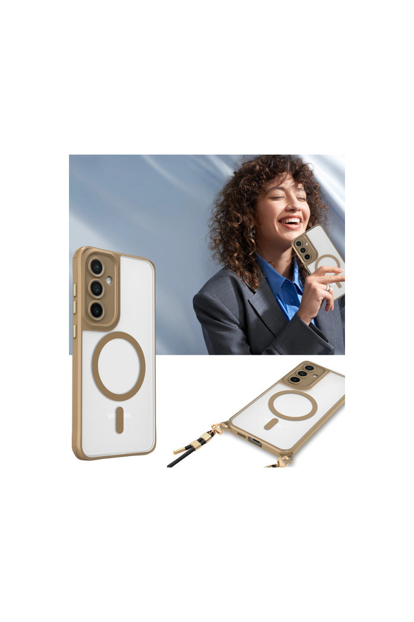 Evi̇mdeyokyok Samsung Galaxy S25 Kılıf Enka Magsafe Si̇li̇kon Kılıf - Si̇yah