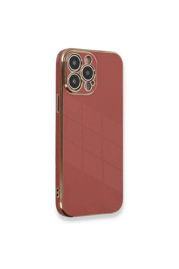 Evimdeyokyok Apple İphone 13 Pro Kılıf Volet Silikon - Kırmızı