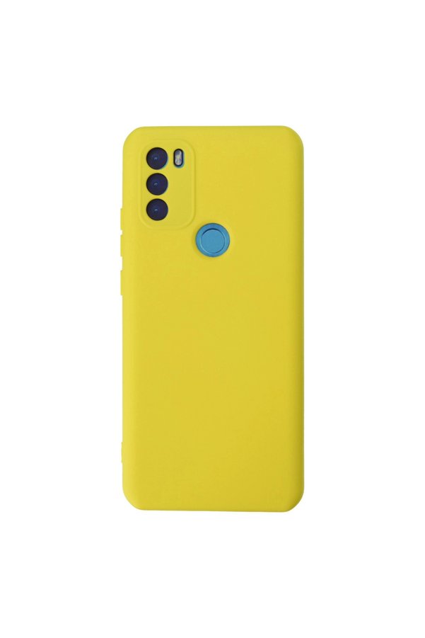 Evimdeyokyok General Mobile Gm 21 Plus Kılıf Nano İçi Kadife Silikon - Sarı