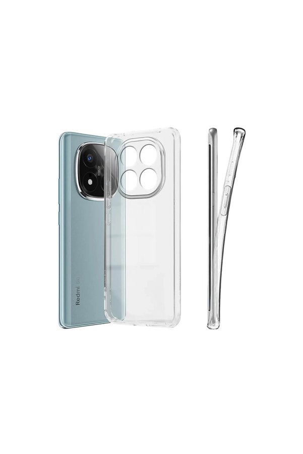 Evimdeyokyok Xiaomi Redmi Note 15 Pro Plus 5G Lüx Şeffaf Silikon - Şeffaf