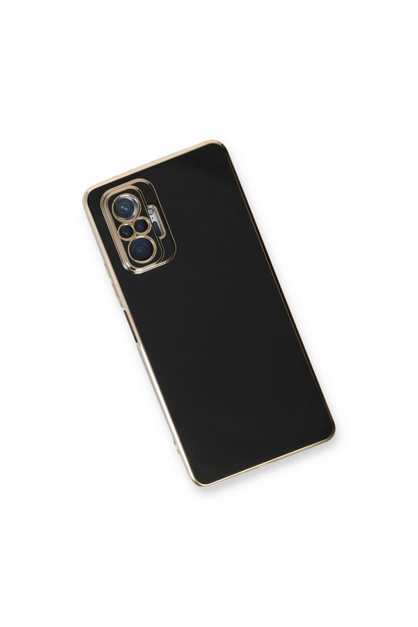 Evimdeyokyok Xiaomi Redmi Note 10 Pro Kılıf Volet Silikon - Siyah