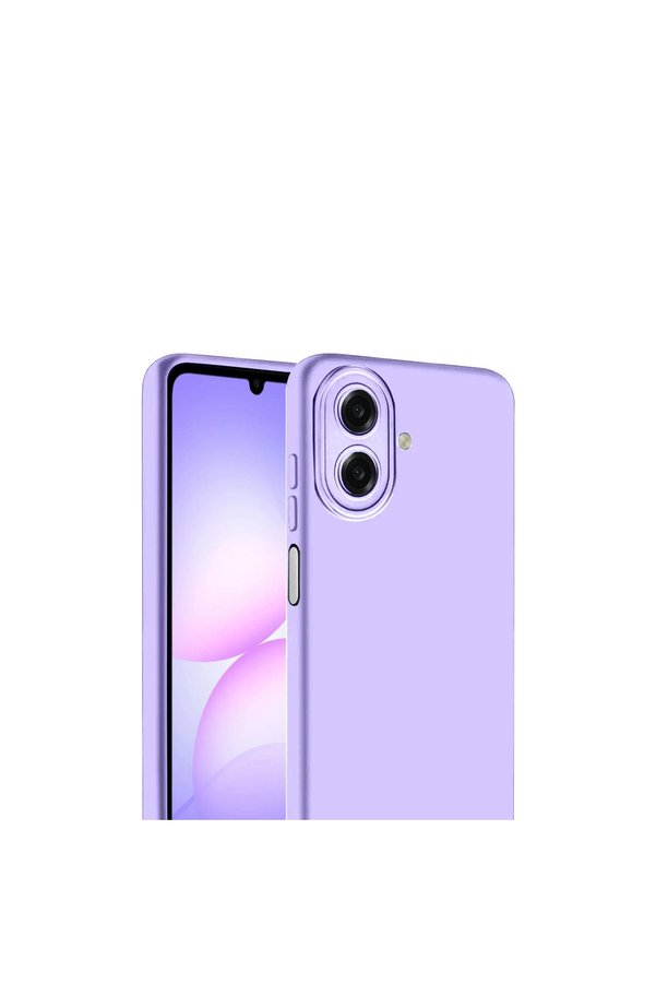 Evi̇mdeyokyok Samsung Galaxy A07 4G Nano İçi̇ Kadi̇fe Si̇li̇kon - Li̇la