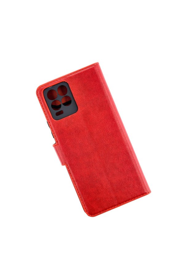 Evi̇mdeyokyok Realme 8 Pro Kılıf Trend S Plus Kapaklı Kılıf - Kırmızı