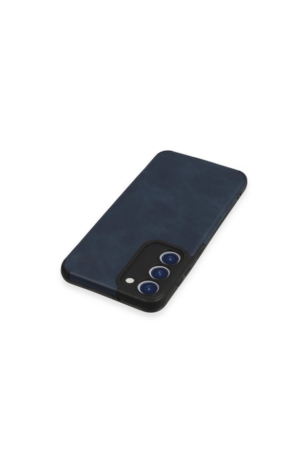 Evimdeyokyok Samsung Galaxy S23 Plus Kılıf Loop Deri Silikon - Lacivert