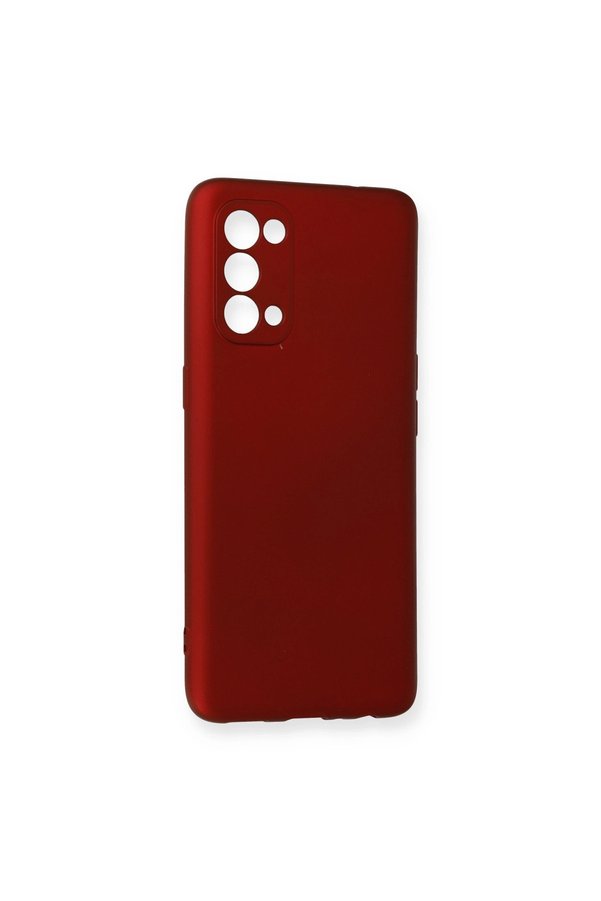 Evimdeyokyok Oppo Reno 5 Pro Kılıf First Silikon - Bordo